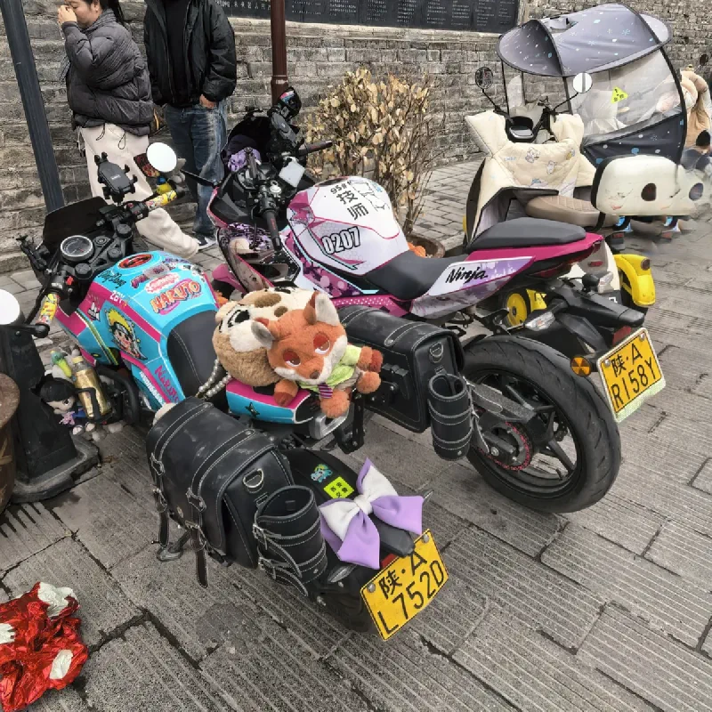 Байки с плюшевыми игрушками в Сиане