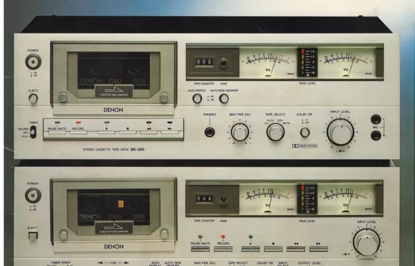 Кассетные деки DENON DR-250 DR-450 (апрель 1979)