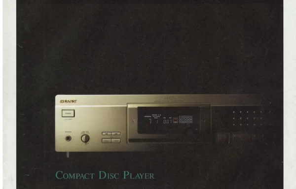 SONY CD плееры (октябрь 1994)