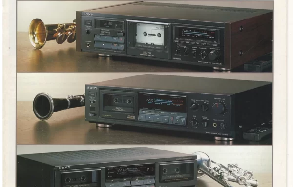 Sony Cassette Tape Deck (апрель 1989)