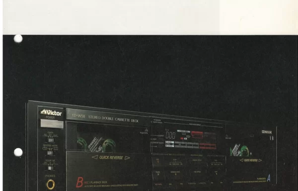 JVC-VICTOR кассетная дека TD-W511 (июнь 1987)