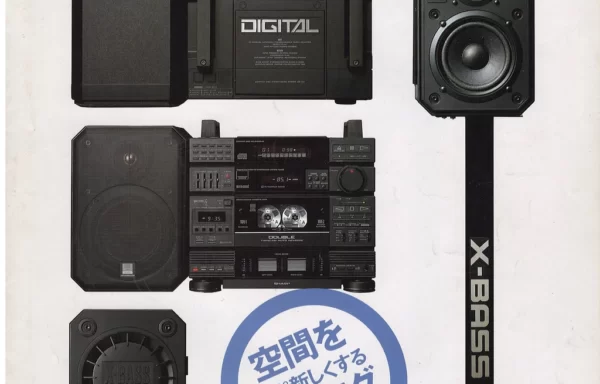 SHARP музыкальные центры CD-X17 и CD-X15 (март 1988)