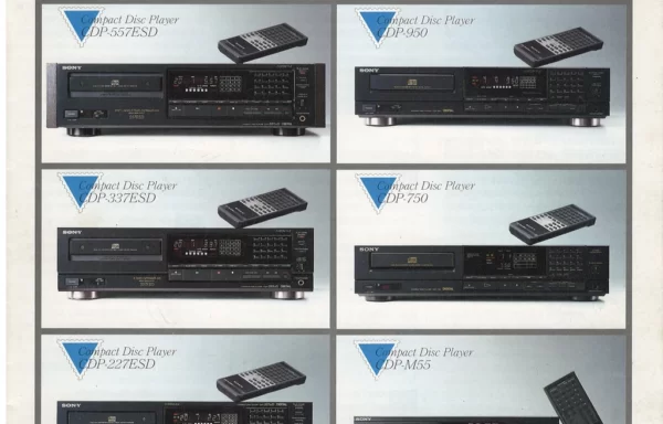 SONY CD PLAYERS (октябрь 1987)