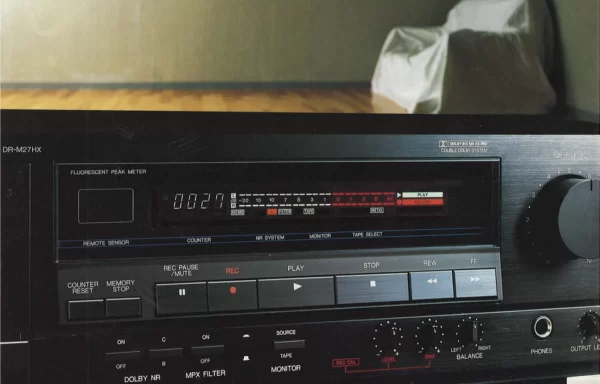 DENON Stereo Cassette Tape DECK DR-M27HX/DR-M15HX (1988.04)