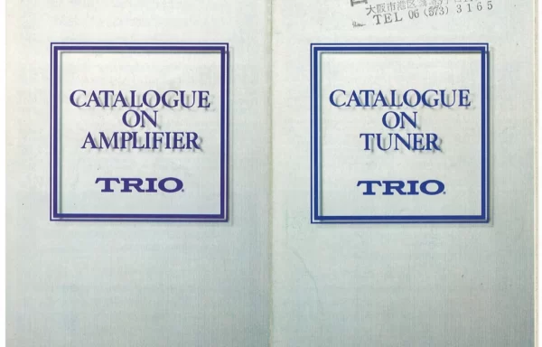 TRIO AMPLIFIER and TUNER (1979.03)