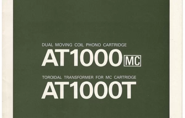 audio-technica AT1000mc (1983) — DUAL MOVING COIL PHONO CARTRIDGE