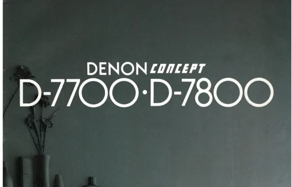 DENON CONCEPT D-7700 D-7800 (1988.10)